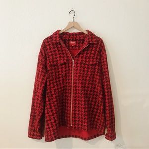 Supreme Houndstooth Zip Up
